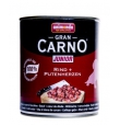 Animonda Gran Carno konserv kutsikale ja noorele koerale loomaliha ja kalkunisüdametega, 12x800 gr